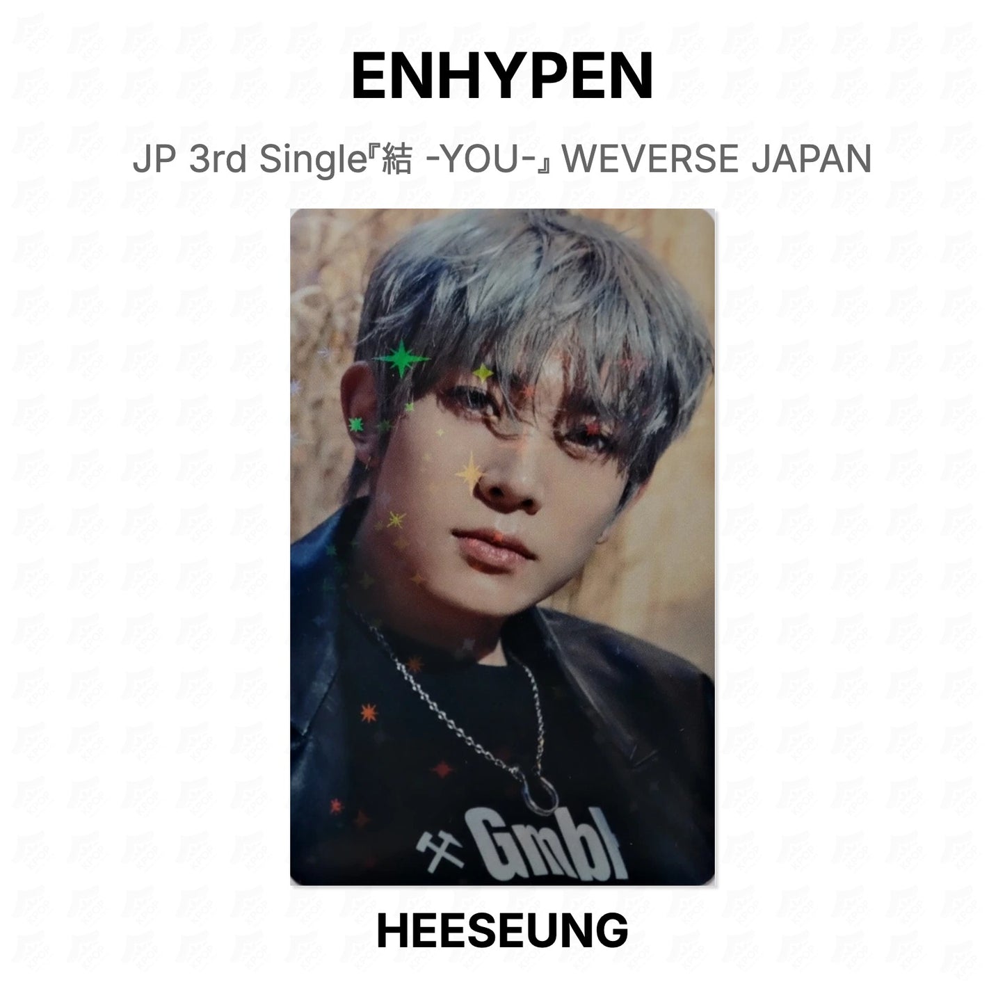 ENHYPEN JP 3rd Single『結 -YOU-』 WEVERSE JAPAN Official Photocard