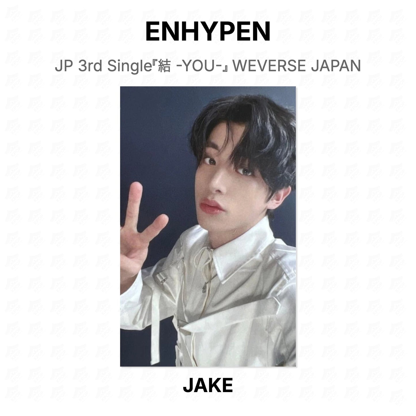 ENHYPEN JP 3rd Single『結 -YOU-』 WEVERSE JAPAN Official Photocard