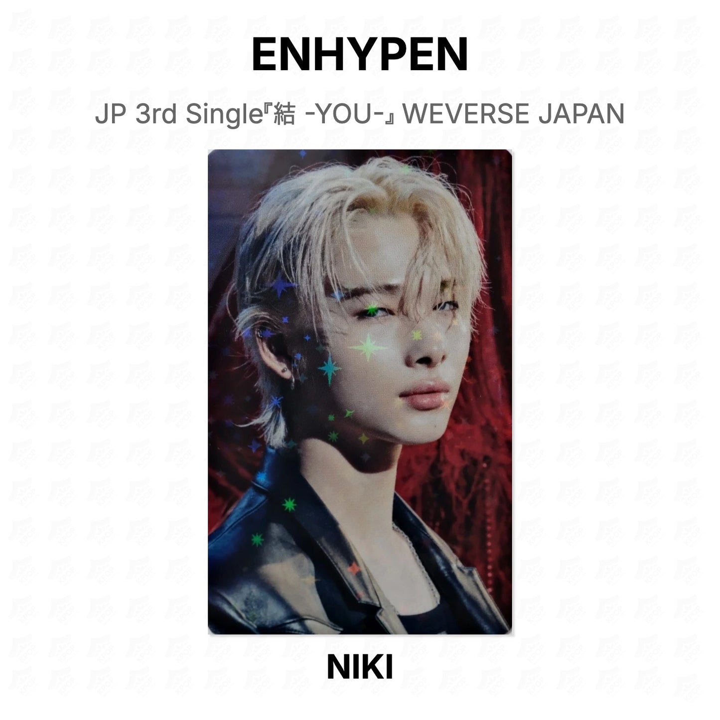 ENHYPEN JP 3rd Single『結 -YOU-』 WEVERSE JAPAN Official Photocard
