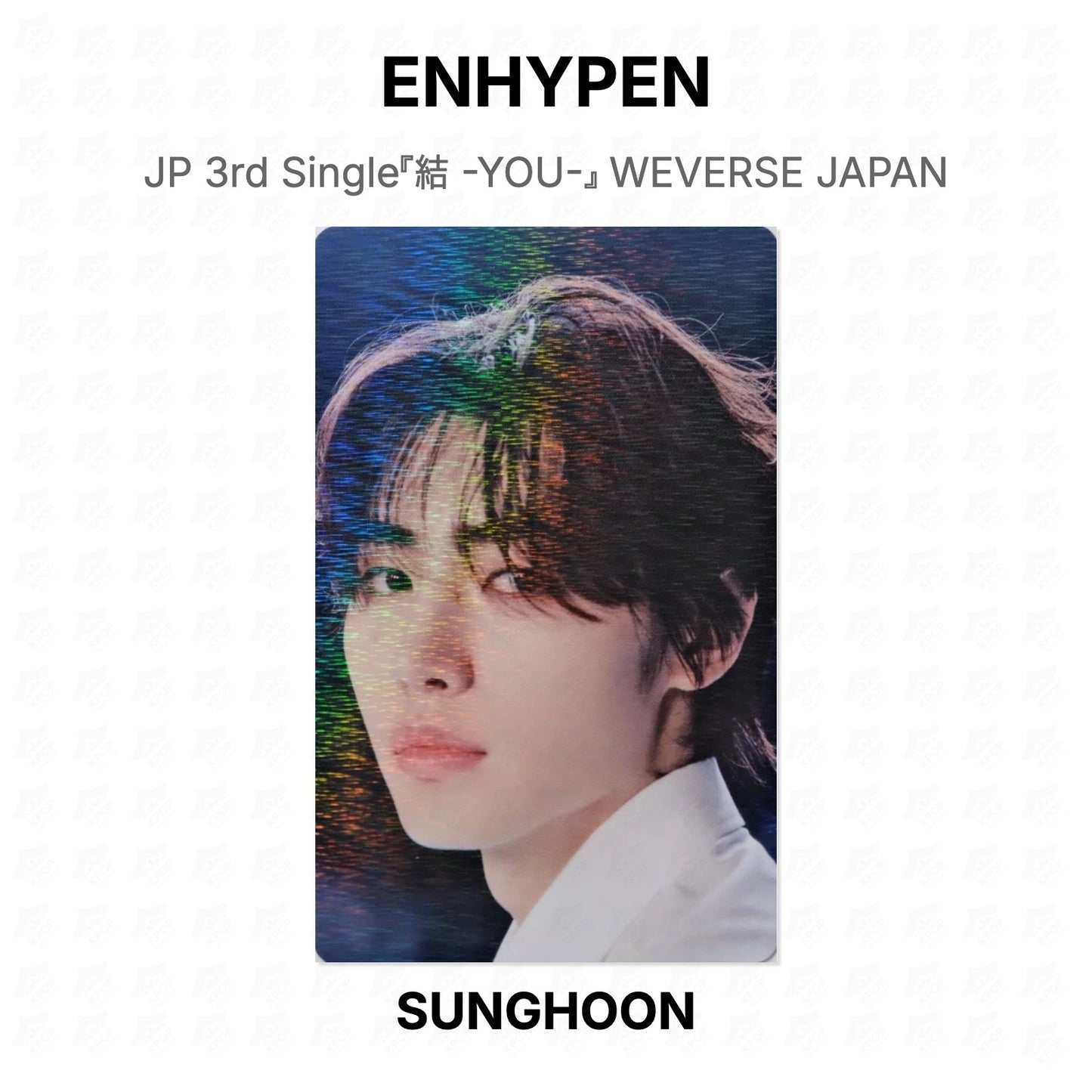 ENHYPEN JP 3rd Single『結 -YOU-』 WEVERSE JAPAN Official Photocard