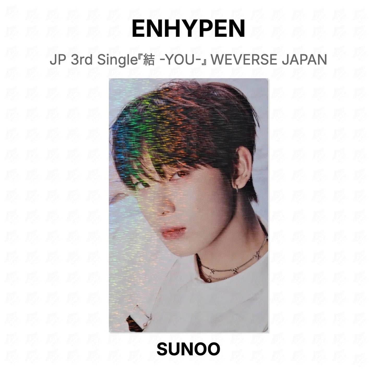 ENHYPEN JP 3rd Single『結 -YOU-』 WEVERSE JAPAN Official Photocard
