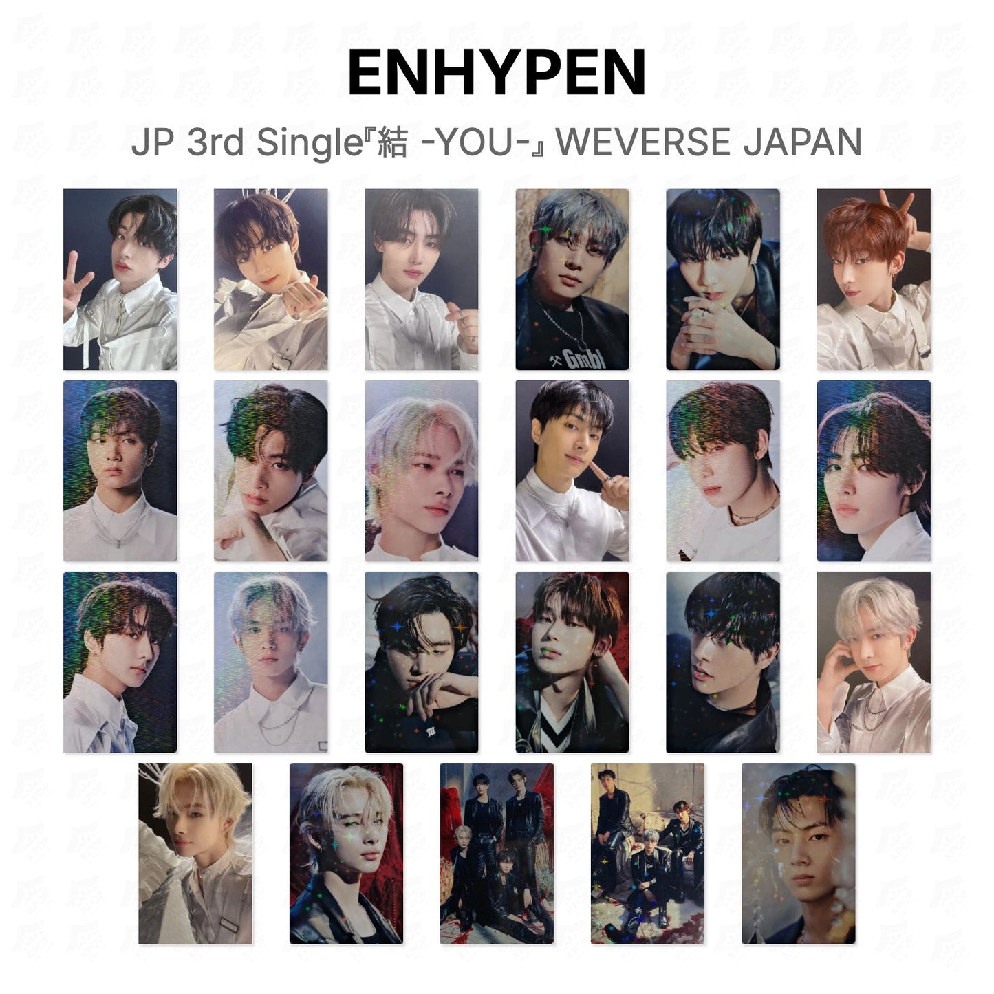 ENHYPEN JP 3rd Single『結 -YOU-』 WEVERSE JAPAN Official Photocard