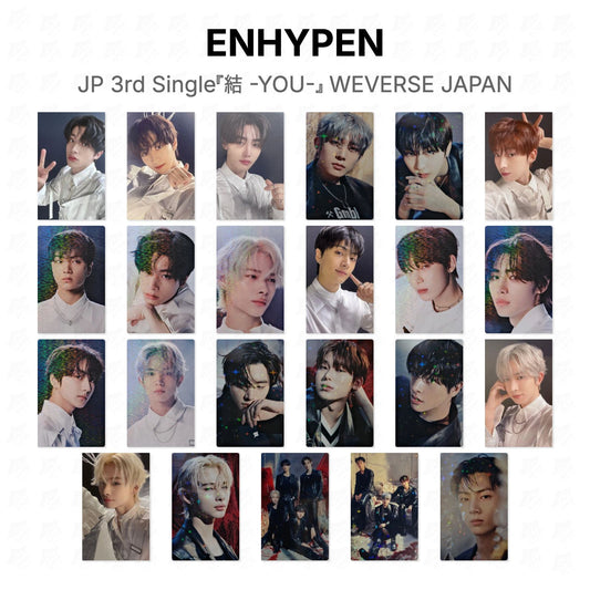 ENHYPEN JP 3rd Single『結 -YOU-』 WEVERSE JAPAN Official Photocard