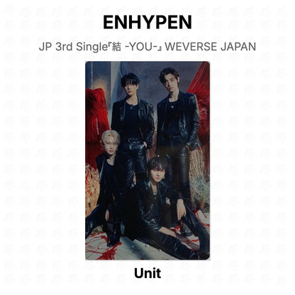 ENHYPEN JP 3rd Single『結 -YOU-』 WEVERSE JAPAN Official Photocard