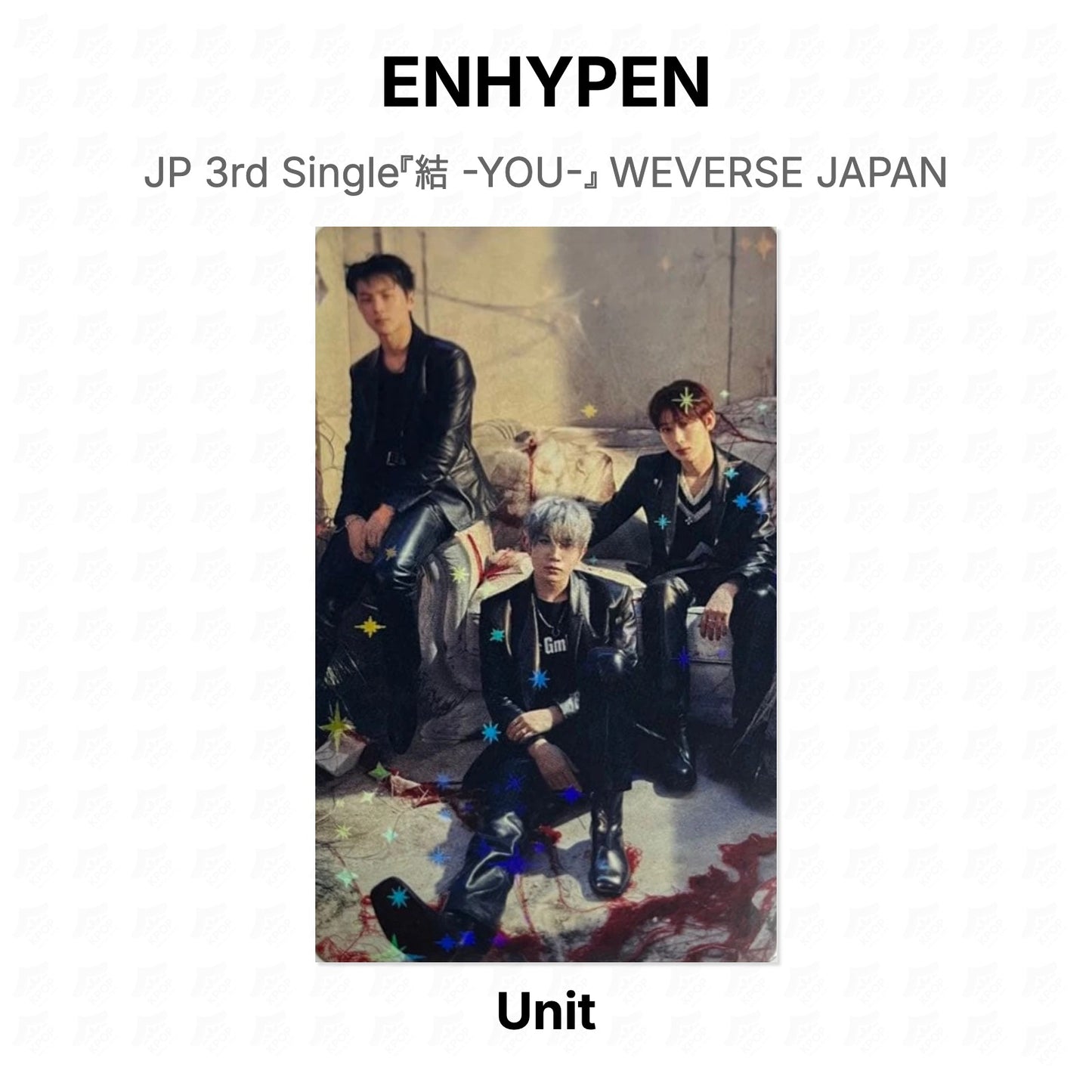 ENHYPEN JP 3rd Single『結 -YOU-』 WEVERSE JAPAN Official Photocard