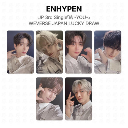 ENHYPEN JP 3rd Single『結 -YOU-』 WEVERSE JAPAN LUCKY DRAW Official Photocard