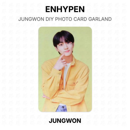 ENHYPEN JUNGWON DIY PHOTO CARD GARLAND Official Photocard