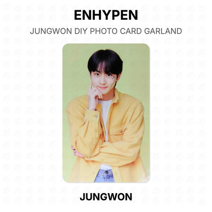 ENHYPEN JUNGWON DIY PHOTO CARD GARLAND Official Photocard