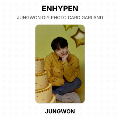 ENHYPEN JUNGWON DIY PHOTO CARD GARLAND Official Photocard