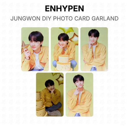 ENHYPEN JUNGWON DIY PHOTO CARD GARLAND Official Photocard