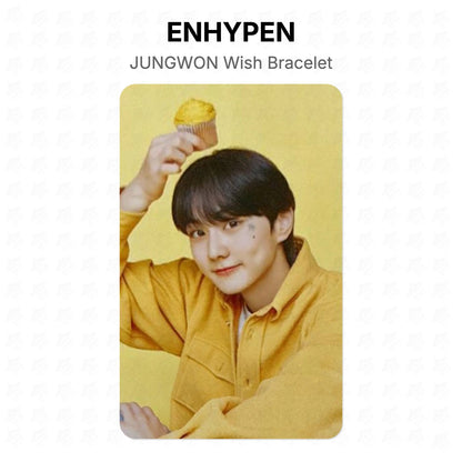 ENHYPEN JUNGWON Wish Bracelet Official Photocard