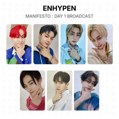 ENHYPEN MANIFESTO : DAY 1 BROADCAST Official Photocard
