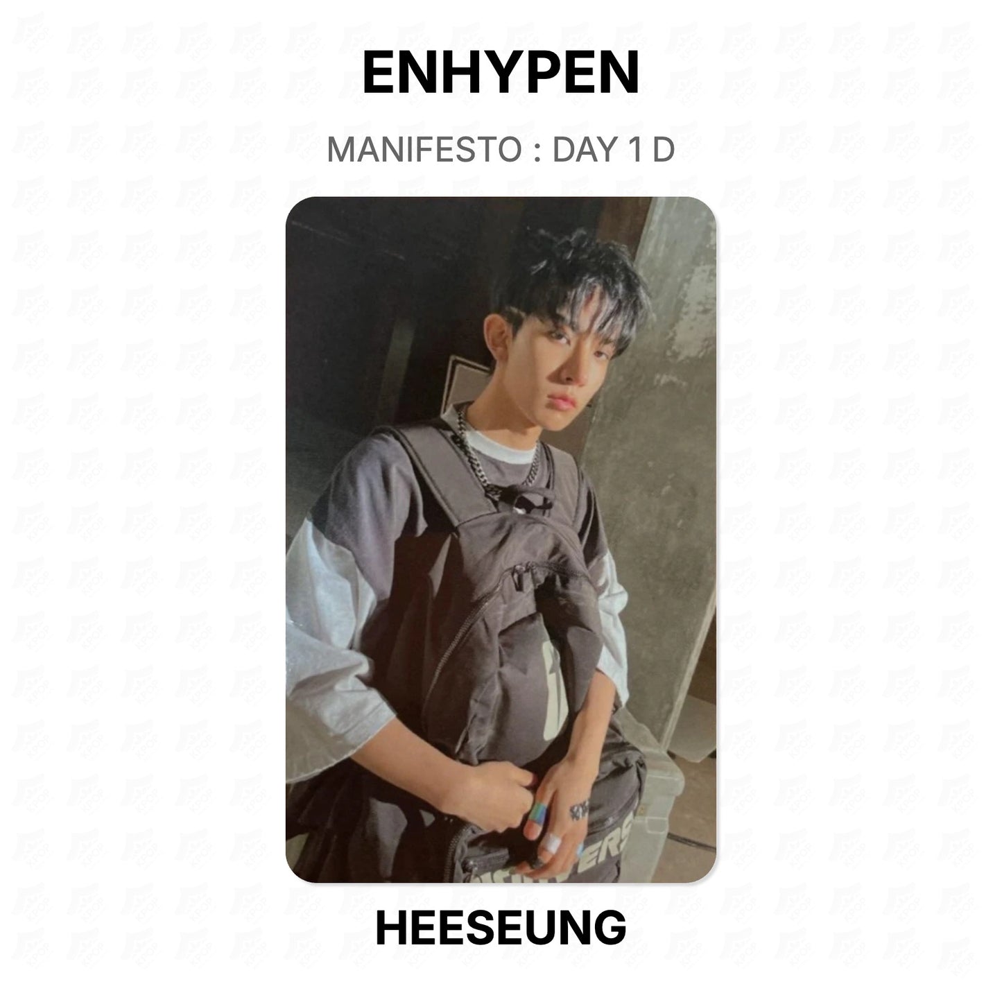 ENHYPEN MANIFESTO : DAY 1 D Official Photocard