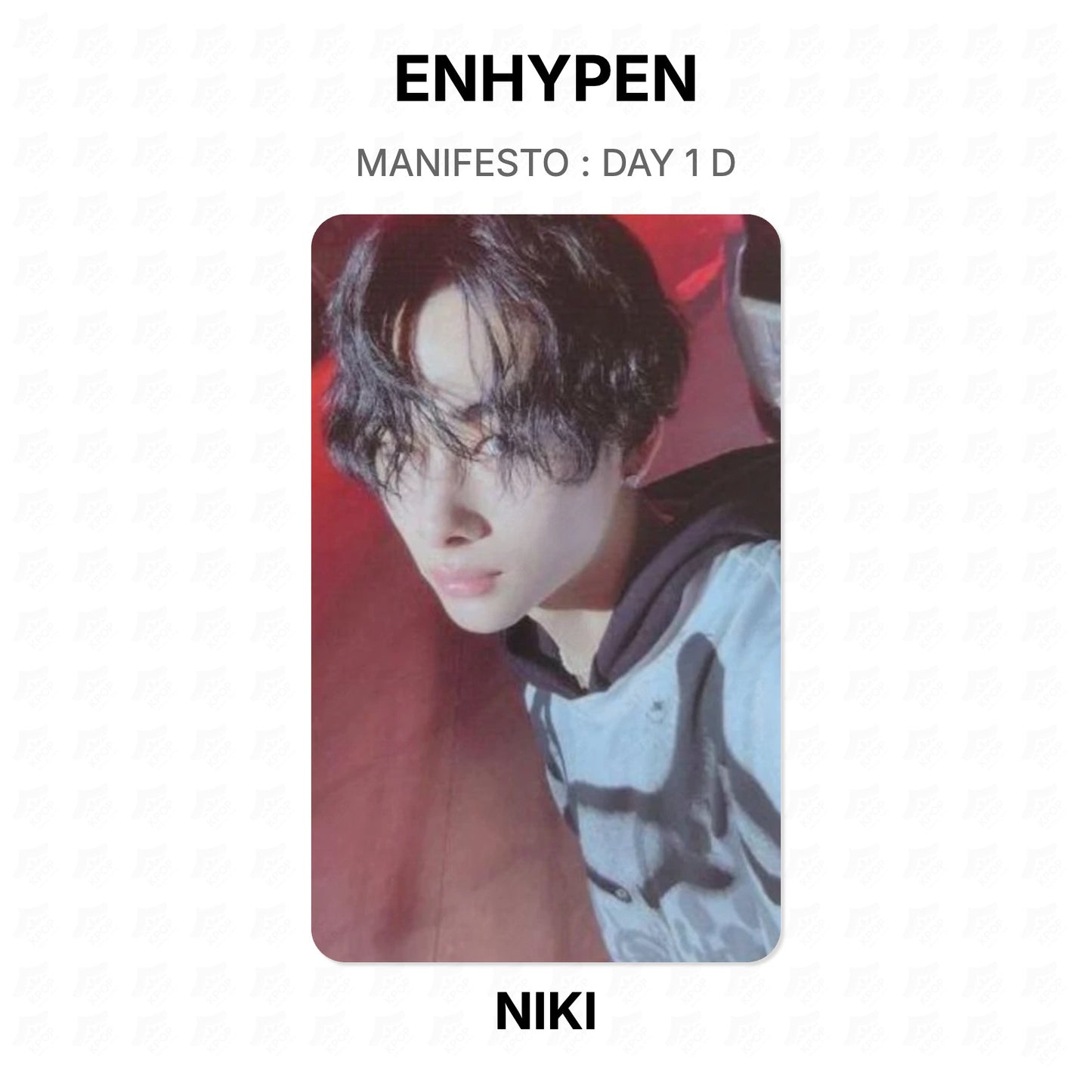ENHYPEN MANIFESTO : DAY 1 D Official Photocard