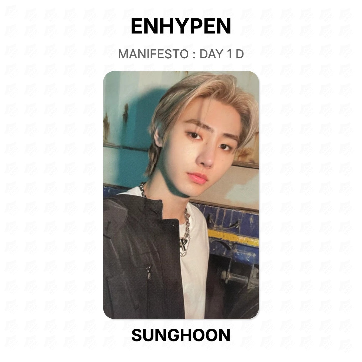 ENHYPEN MANIFESTO : DAY 1 D Official Photocard
