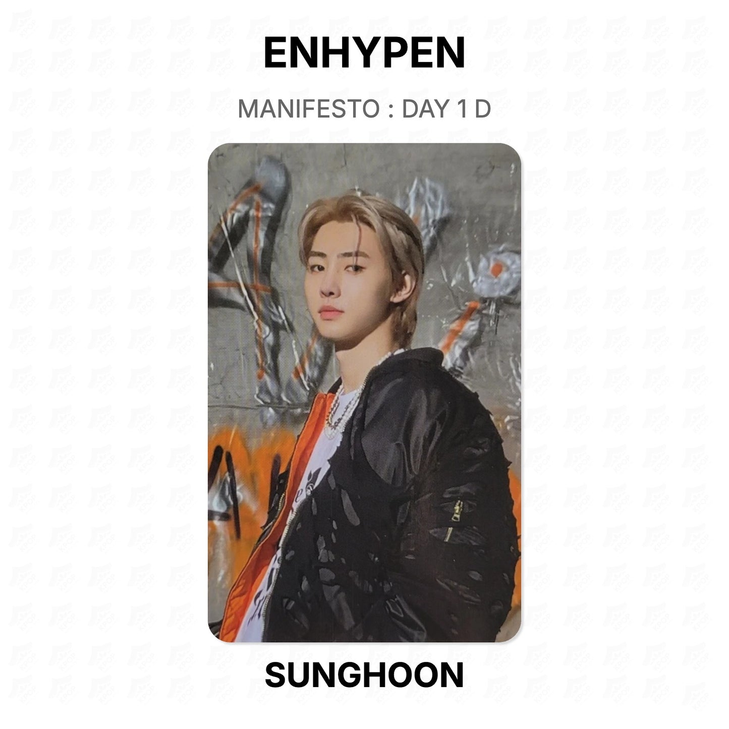 ENHYPEN MANIFESTO : DAY 1 D Official Photocard