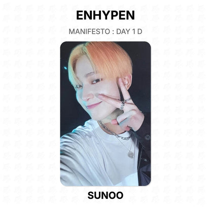 ENHYPEN MANIFESTO : DAY 1 D Official Photocard