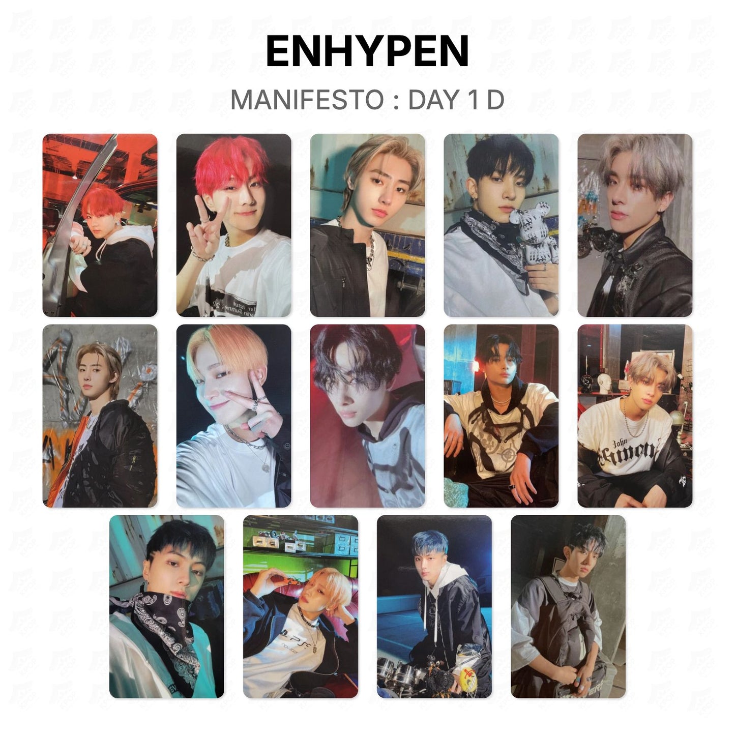 ENHYPEN MANIFESTO : DAY 1 D Official Photocard