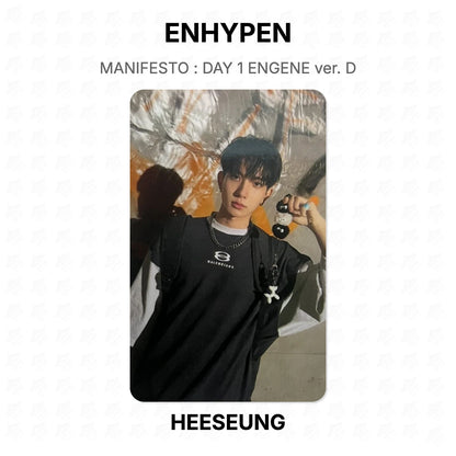 ENHYPEN MANIFESTO : DAY 1 ENGENE ver. D Official Photocard