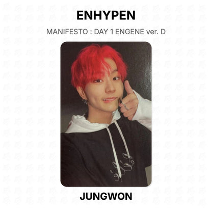 ENHYPEN MANIFESTO : DAY 1 ENGENE ver. D Official Photocard