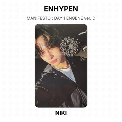 ENHYPEN MANIFESTO : DAY 1 ENGENE ver. D Official Photocard