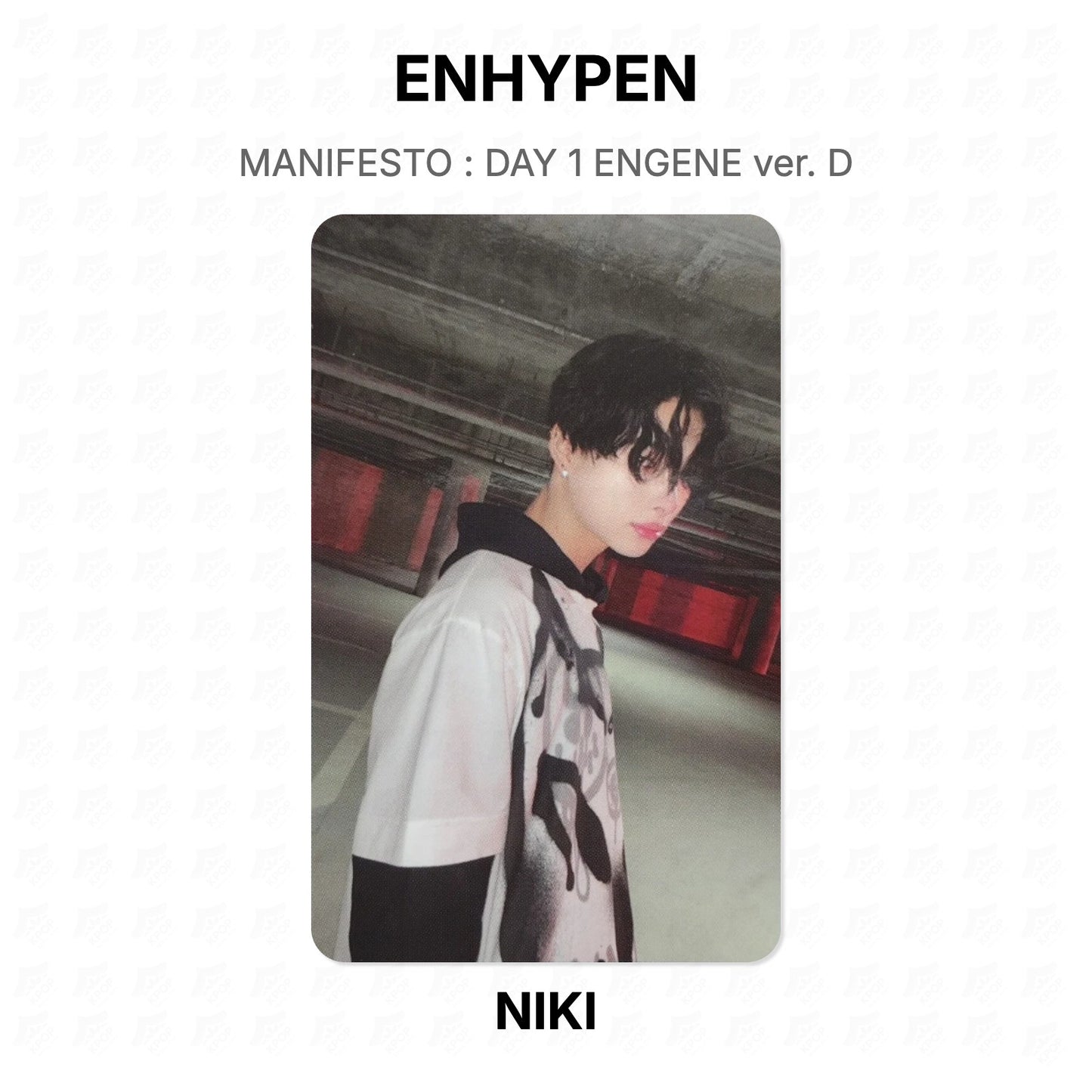ENHYPEN MANIFESTO : DAY 1 ENGENE ver. D Official Photocard