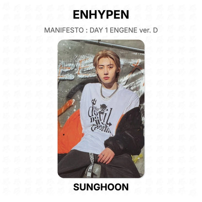 ENHYPEN MANIFESTO : DAY 1 ENGENE ver. D Official Photocard