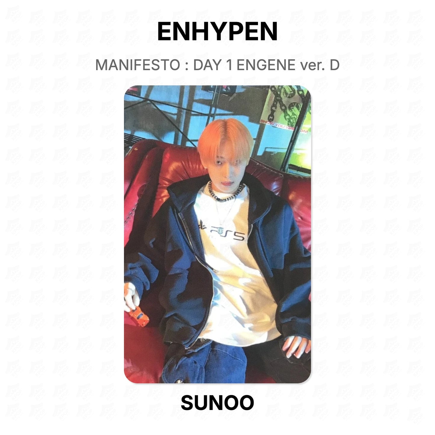 ENHYPEN MANIFESTO : DAY 1 ENGENE ver. D Official Photocard