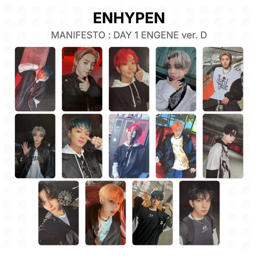 ENHYPEN MANIFESTO : DAY 1 ENGENE ver. D Official Photocard