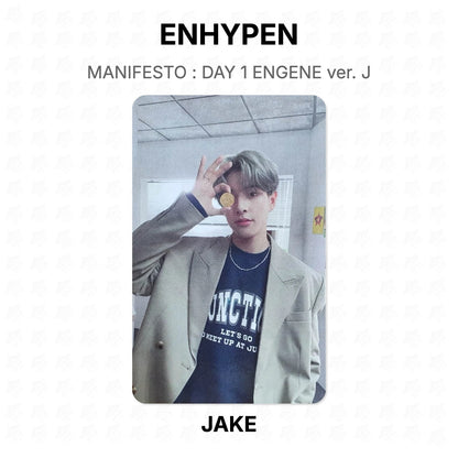 ENHYPEN MANIFESTO : DAY 1 ENGENE ver. J Official Photocard