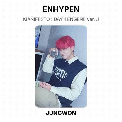 ENHYPEN MANIFESTO : DAY 1 ENGENE ver. J Official Photocard