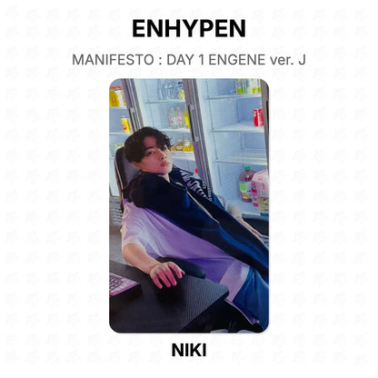 ENHYPEN MANIFESTO : DAY 1 ENGENE ver. J Official Photocard