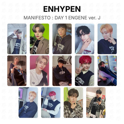 ENHYPEN MANIFESTO : DAY 1 ENGENE ver. J Official Photocard
