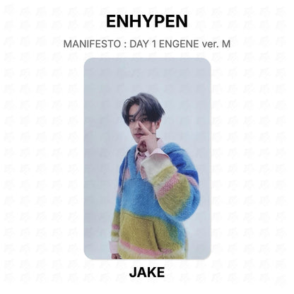 ENHYPEN MANIFESTO : DAY 1 ENGENE ver. M Official Photocard