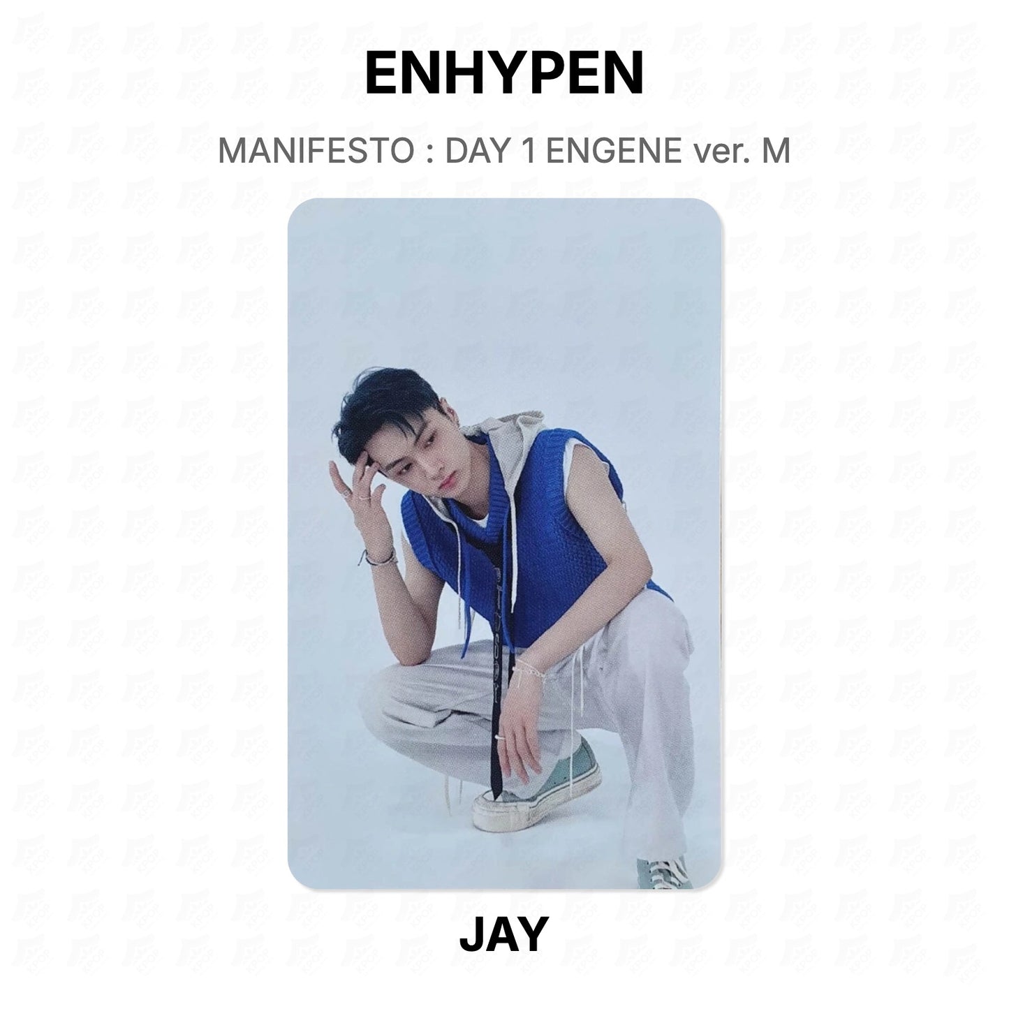 ENHYPEN MANIFESTO : DAY 1 ENGENE ver. M Official Photocard
