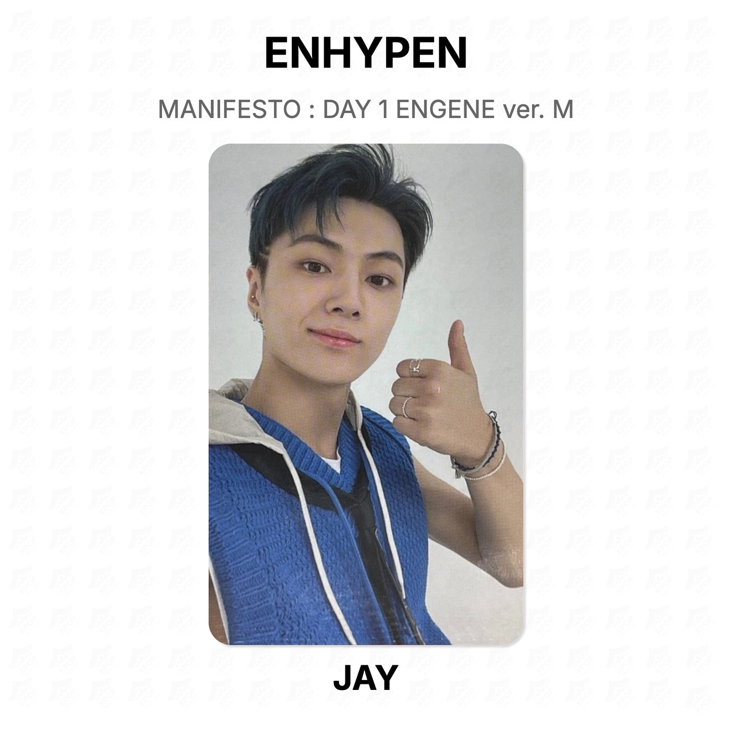 ENHYPEN MANIFESTO : DAY 1 ENGENE ver. M Official Photocard