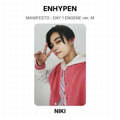 ENHYPEN MANIFESTO : DAY 1 ENGENE ver. M Official Photocard