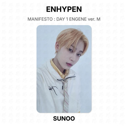 ENHYPEN MANIFESTO : DAY 1 ENGENE ver. M Official Photocard
