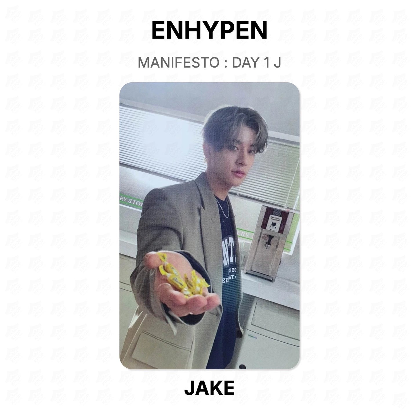 ENHYPEN MANIFESTO : DAY 1 J Official Photocard