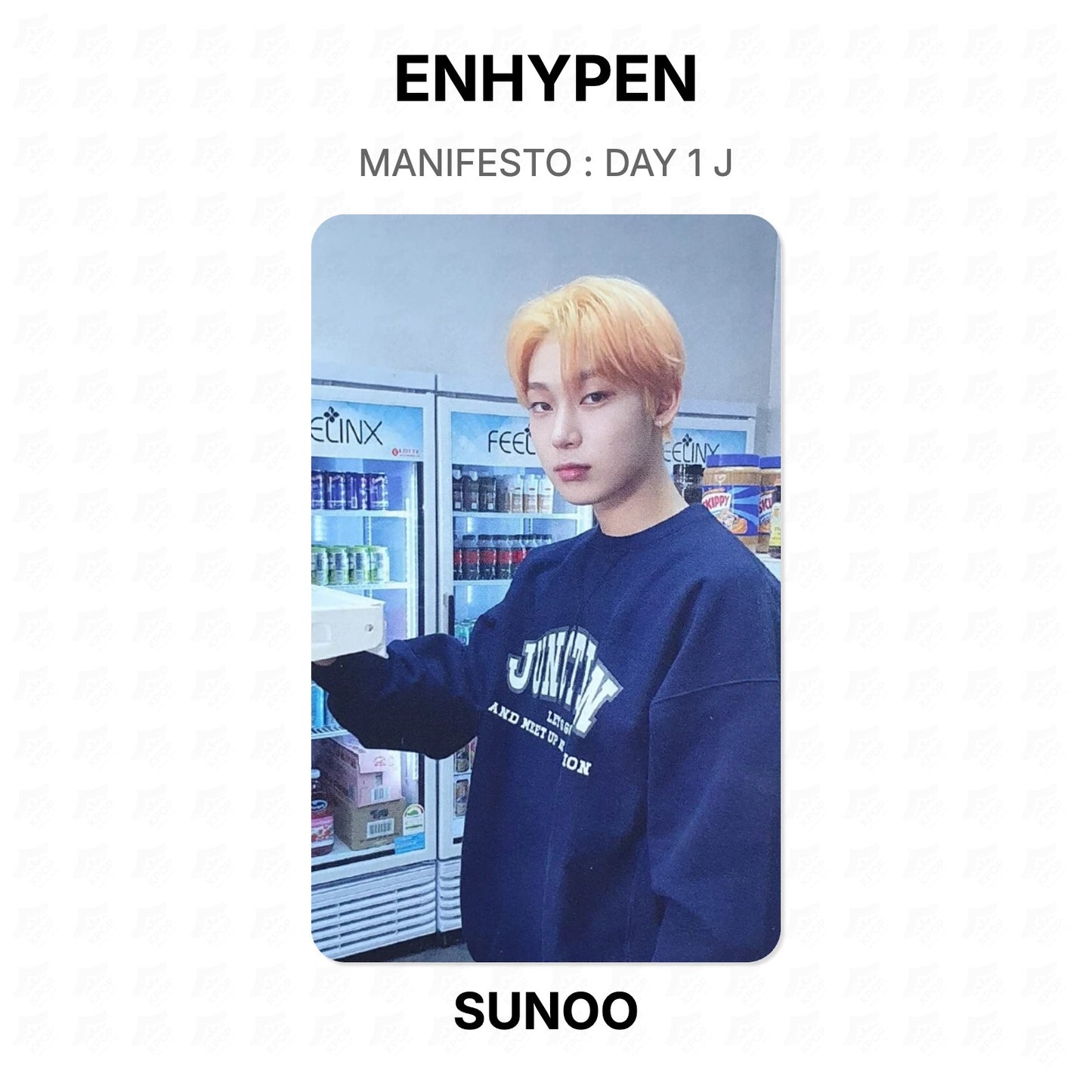 ENHYPEN MANIFESTO : DAY 1 J Official Photocard