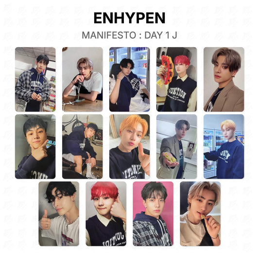 ENHYPEN MANIFESTO : DAY 1 J Official Photocard