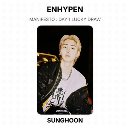 ENHYPEN MANIFESTO : DAY 1 LUCKY DRAW Official Photocard
