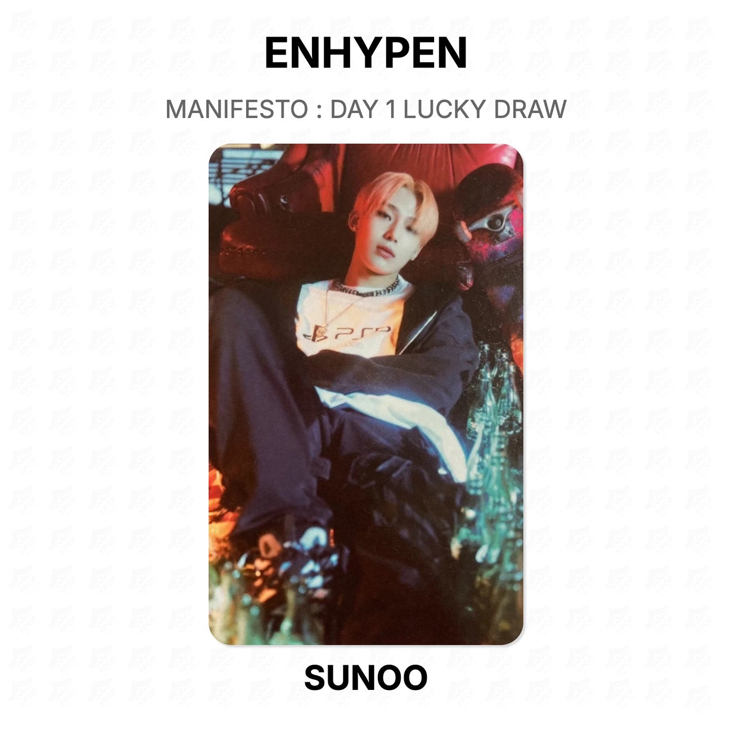 ENHYPEN MANIFESTO : DAY 1 LUCKY DRAW Official Photocard