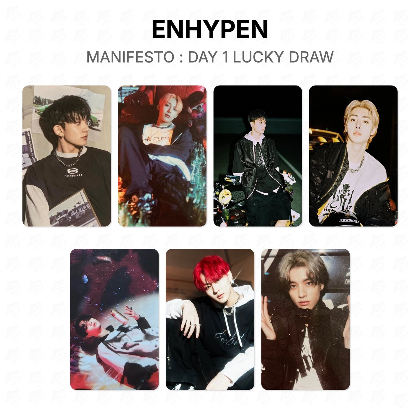 ENHYPEN MANIFESTO : DAY 1 LUCKY DRAW Official Photocard