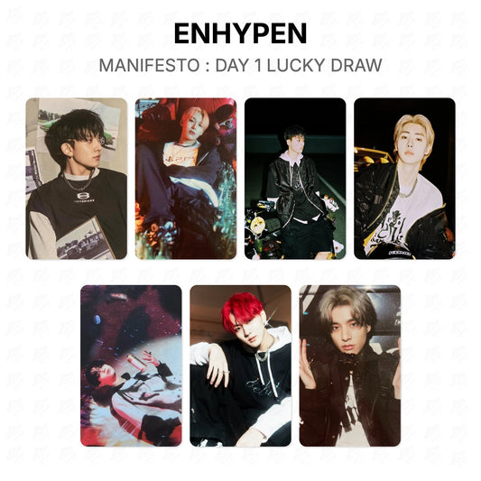 ENHYPEN MANIFESTO : DAY 1 LUCKY DRAW Official Photocard