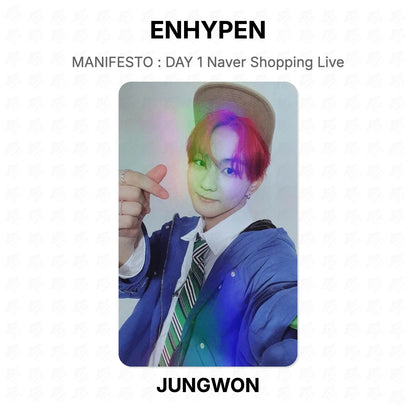ENHYPEN MANIFESTO : DAY 1 Naver Shopping Live Official Photocard