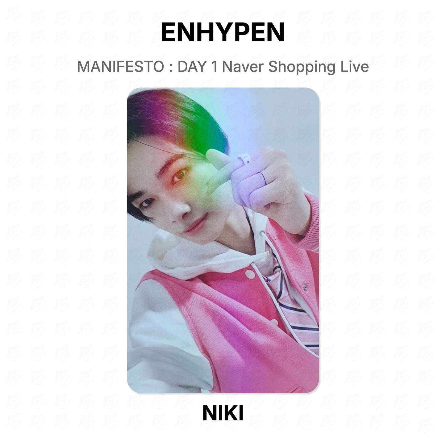 ENHYPEN MANIFESTO : DAY 1 Naver Shopping Live Official Photocard