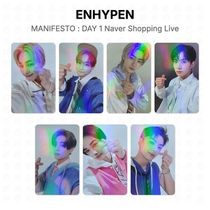 ENHYPEN MANIFESTO : DAY 1 Naver Shopping Live Official Photocard