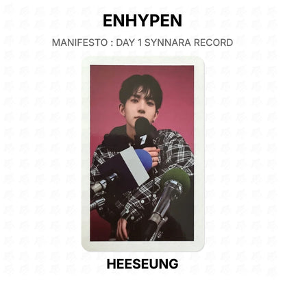 ENHYPEN MANIFESTO : DAY 1 SYNNARA RECORD Official Photocard