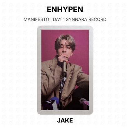 ENHYPEN MANIFESTO : DAY 1 SYNNARA RECORD Official Photocard